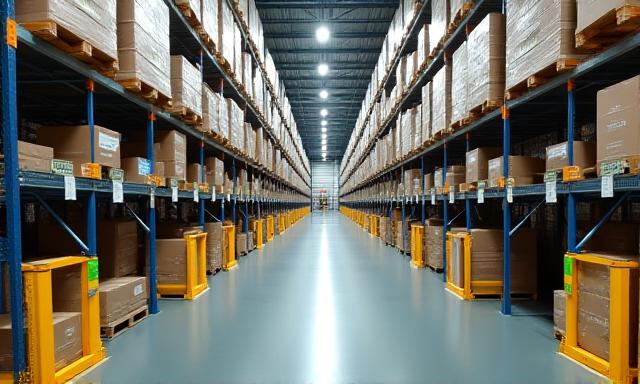 Modern logistics warehouse facility